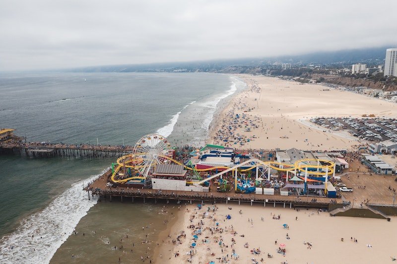 santa monica pier prime attraction in los angeles