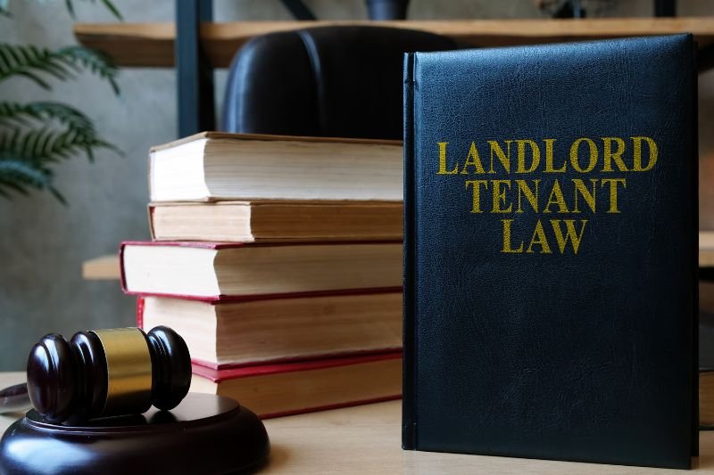 Law book - tenant and landlord law california