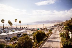 santa monica beach area