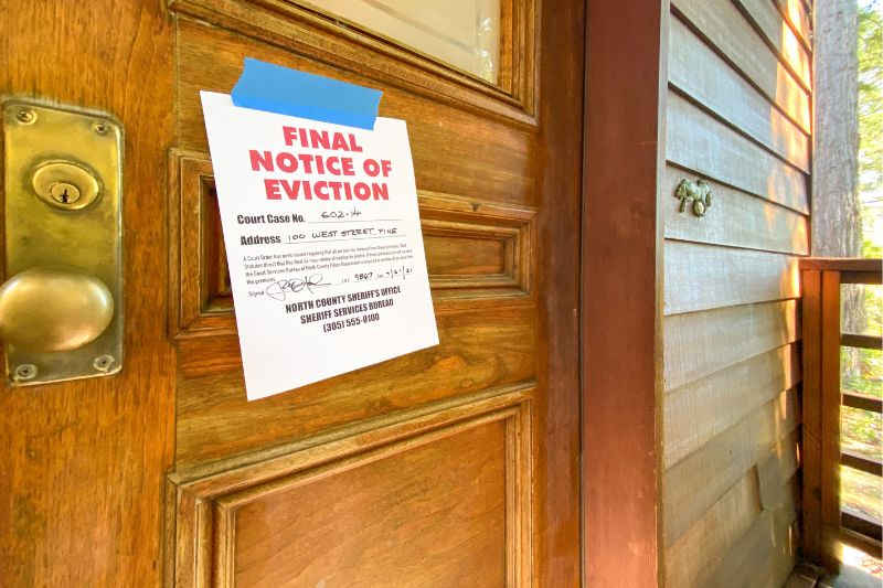 eviction notice in LA