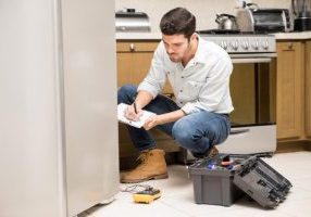 landlord assessing damages to rental property in LA